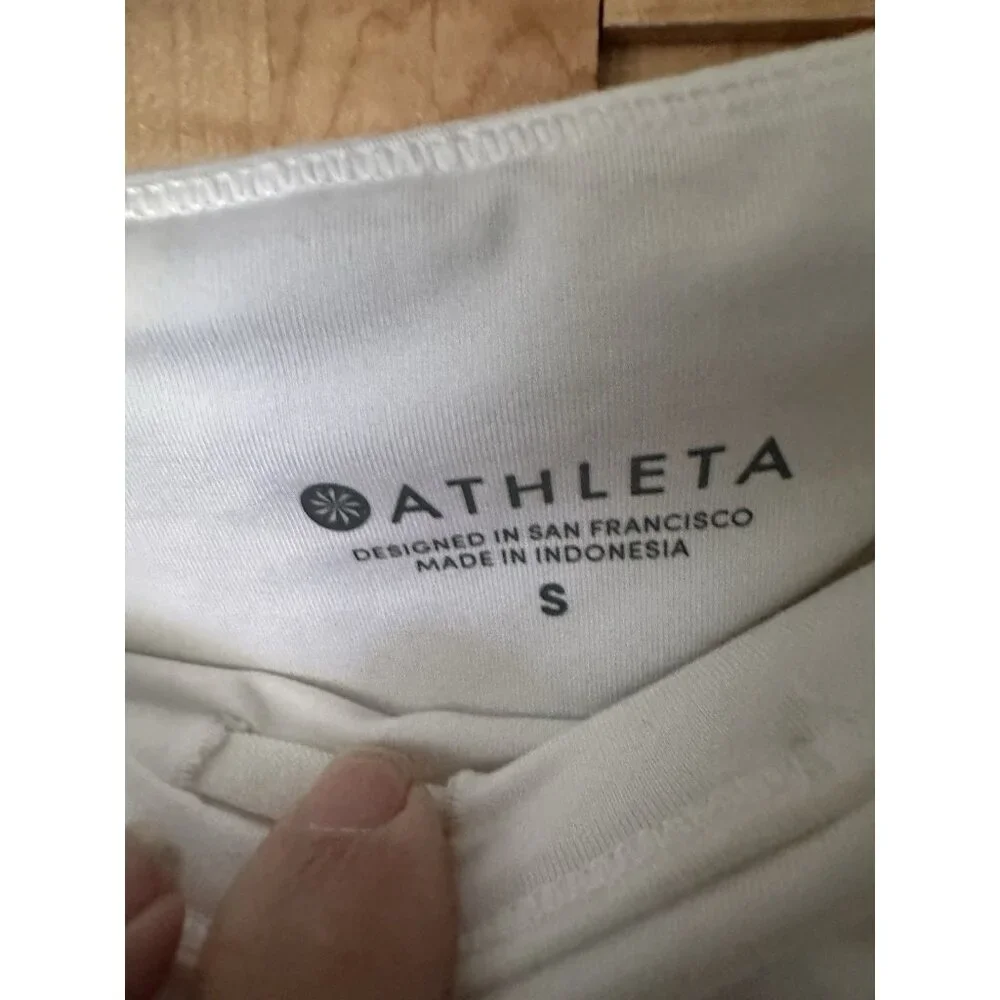 Athleta Floral Laser Run Tennis Skort sz‎ S Sporty Active Performance Golf